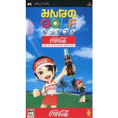 【中古即納】[PSP] (ソフト単品) みんなのGOLF ポータブル コカ・コーラ スペシャル・エディション Coke Styleキャンペーン当選品本体同梱品 SCE(20051231)
