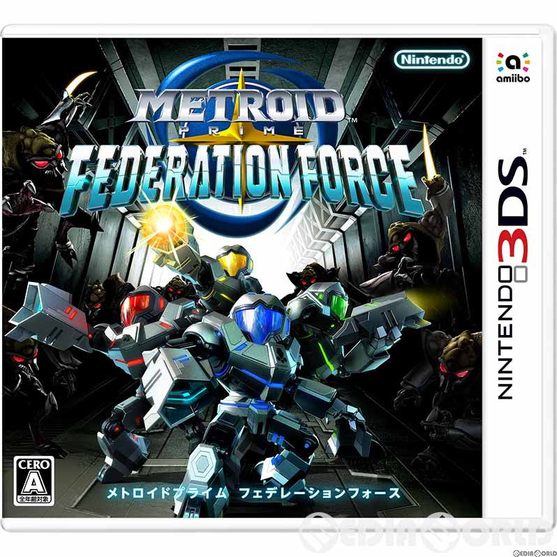 【中古即納】[お得品][表紙説明書なし][3DS]メトロイドプライム フェデレーションフォース(20160825)