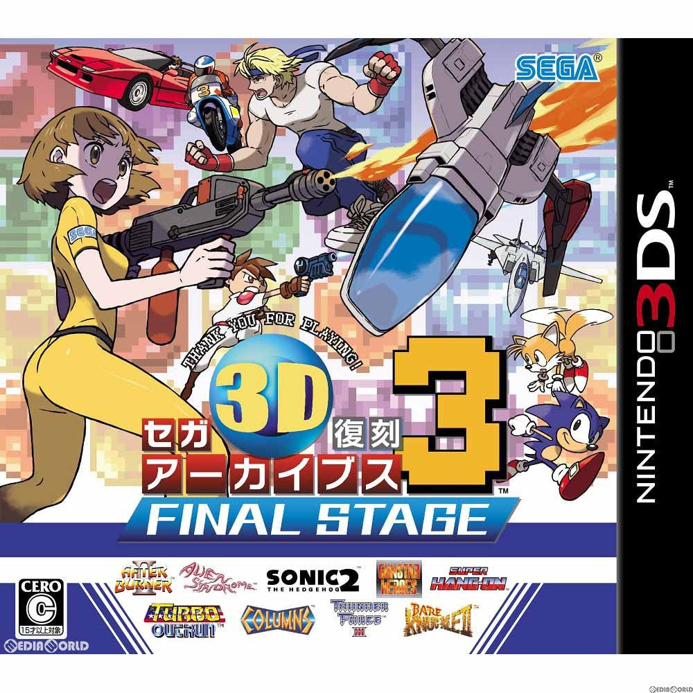 【中古即納】[お得品][表紙説明書なし][3DS]セガ3D復刻アーカイブス3 FINAL STAGE セガゲームス (20161222)