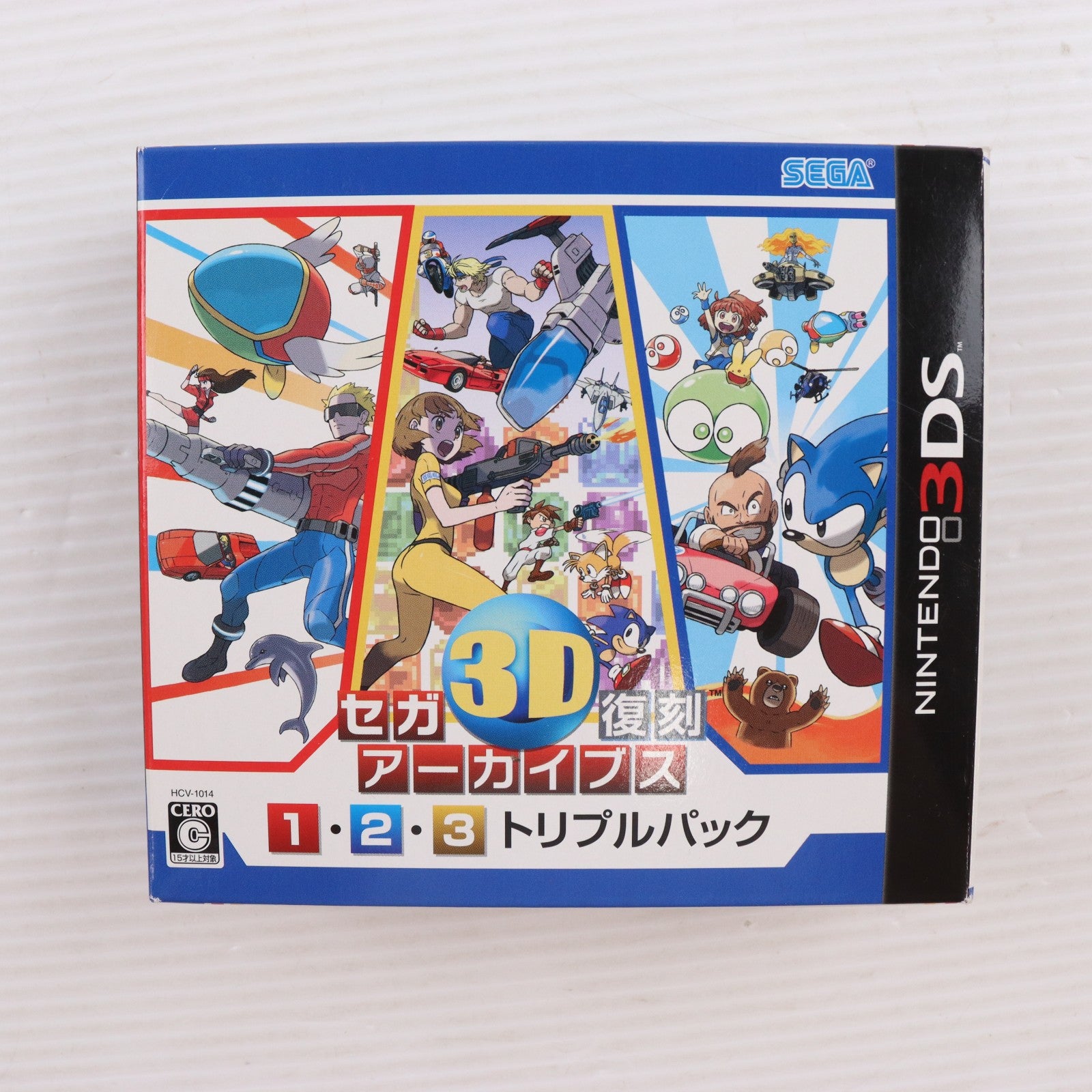 【中古即納】[お得品][表紙説明書なし][3DS] セガ3D復刻アーカイブス1・2・3 トリプルパック セガゲームス(20161222)