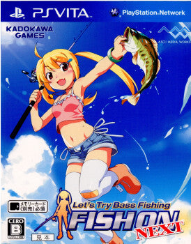 【中古即納】[お得品][表紙説明書なし][PSVita]フィッシュオン ネクスト(Lets Try Bass Fishing FISH ON NEXT) 角川ゲームス (20120329)