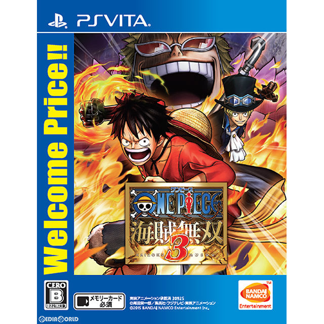 【新品】【お取り寄せ】[PSVita] ワンピース 海賊無双3 Welcome Price!!(VLJM-35430) バンダイナムコエンターテインメント(20161201)