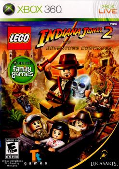 【中古即納】[Xbox360] LEGO INDIANA JONES 2: THE ADVENTURE CONTINUES(レゴ インディ・ジョーンズ 2 ザ アドベンチャー コンティニュー) 北米版 LucasArts(33976)(20091117)