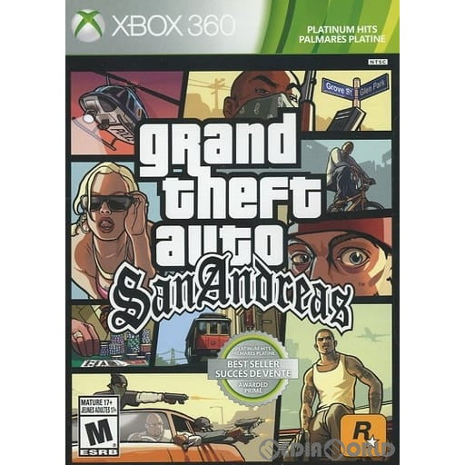 【中古即納】[Xbox360]Grand Theft Auto: San Andreas(グランド・セフト・オート:サンアンドレアス) Platinum Hits 北米版(RCK-49612)(20220401)