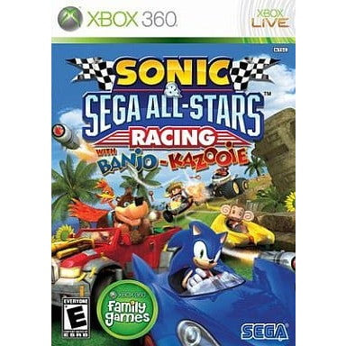 【中古即納】[Xbox360] SONIC&SEGA ALL-STARS RACING WITH BANJO-KAZOOIE(ソニック&セガ オールスターズ レーシング ウィズ バンジョー カズーイ) 北米版 セガ(2010/.02/23)
