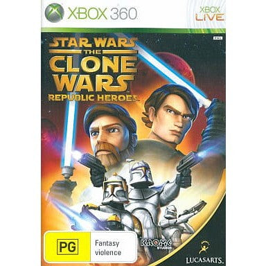 【中古即納】[Xbox360] STAR WARS: THE CLONE WARS:REPUBLIC HEROES(スター・ウォーズ ザ・クローンウォーズ リパブリックヒーローズ) AU版 LucasArts(41255101AU)(20091007)