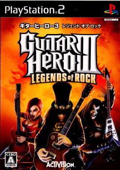 【中古即納】[お得品][表紙説明書なし][PS2]GUITAR HERO III: LEGENDS OF ROCK(ギターヒーロー3 レジェンド オブ ロック) ワイヤレス クレイマーストライカーコントローラ同梱セット Activision (20080306)