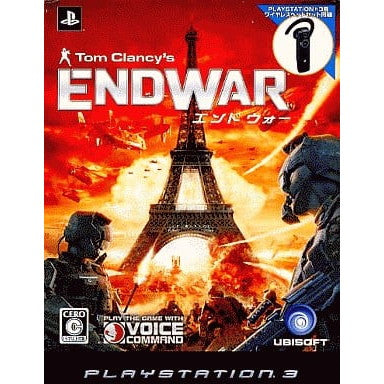 【中古即納】[お得品][表紙説明書なし][PS3] Tom Clancy's ENDWAR(トムクランシーズ エンド ウォー) 初回限定ヘッドセット同梱版(限定版) ユービーアイソフト(20090226)
