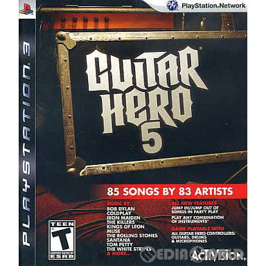 【中古即納】[PS3] GUITAR HERO 5(ギターヒーロー5) 北米版 Activision(BLUS-30292)(20090901)