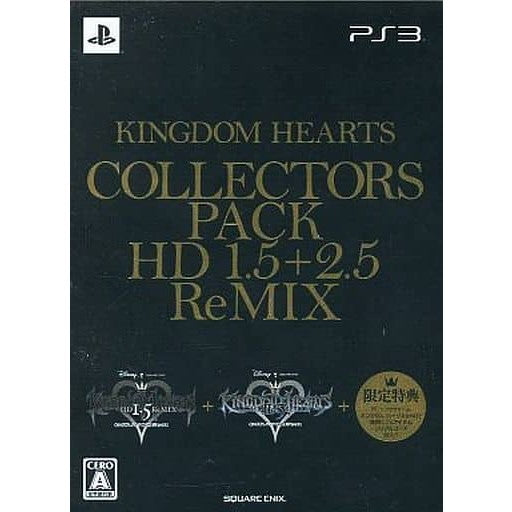 【中古即納】[PS3]e-STORE限定 KINGDOM HEARTS COLLECTORS PACK HD 1.5+2.5 ReMIX(キングダムハーツ コレクターズパック HD 1.5+2.5 リミックス)(限定版) スクウェア・エニックス (20141002)
