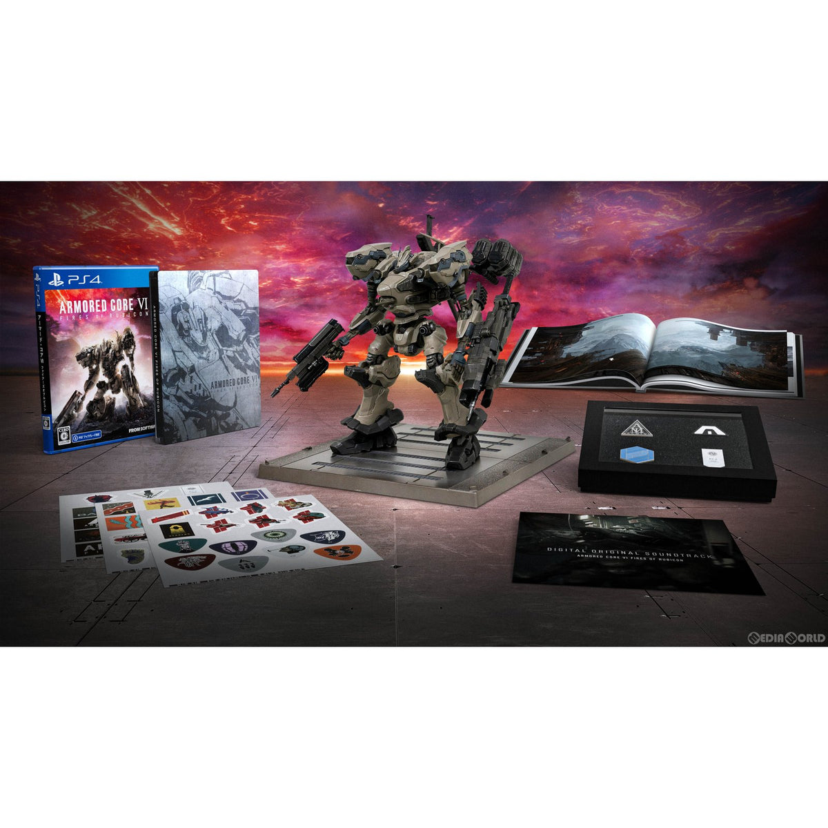 【中古即納】[お得品][表紙説明書なし][PS4] ARMORED CORE VI FIRES OF RUBICON(アーマード・コア6 ファイアーズ オブ ルビコン) コレクターズエディション(限定版) フロム・ソフトウェア(20230825)