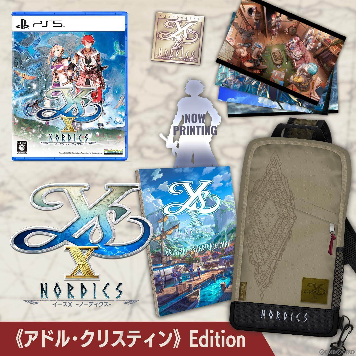 【新品】【お取り寄せ】[PS4]イースX -NORDICS-(Ys10 ノーディクス) 【アドル・クリスティン】Edition(限定版) 日本ファルコム (20230928)