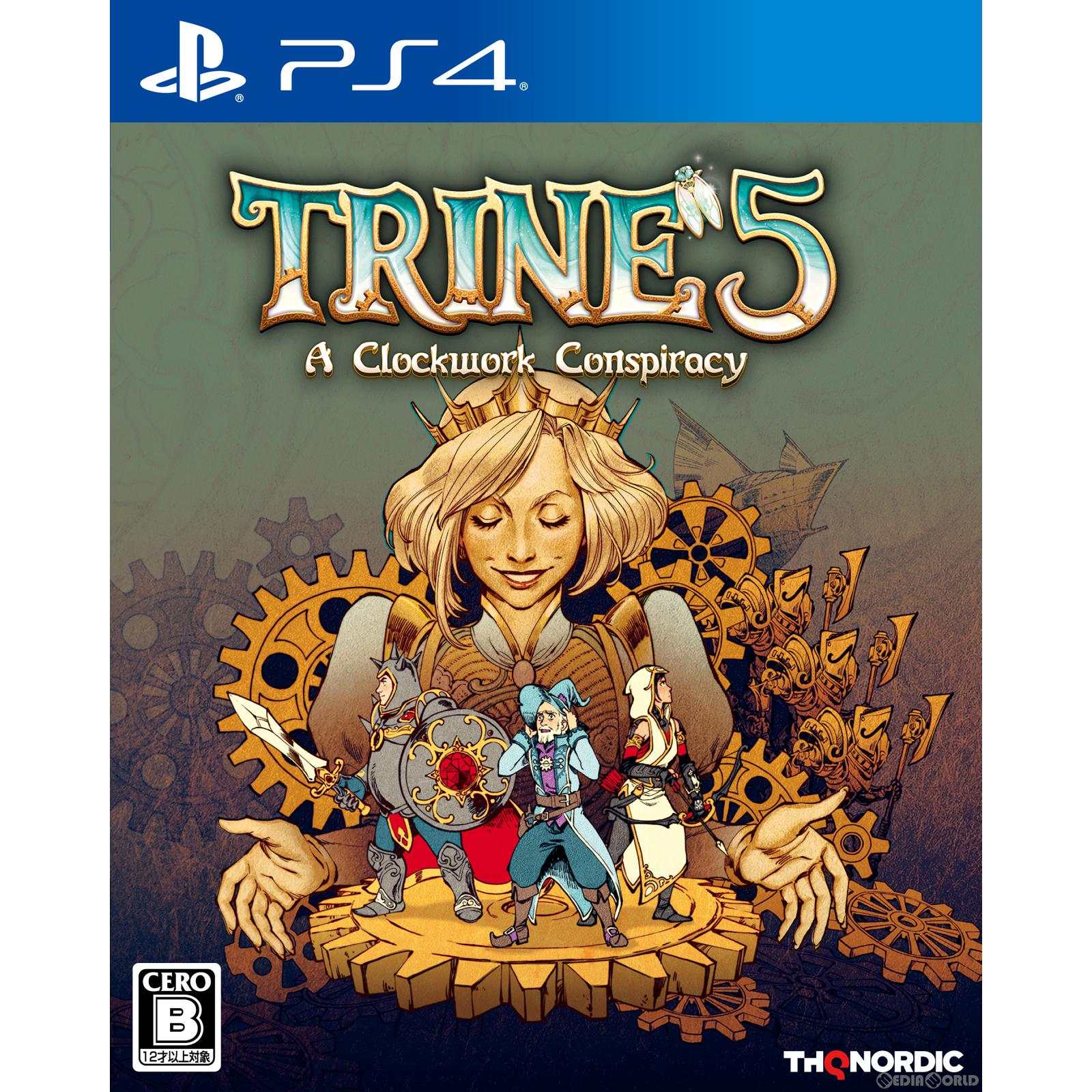 【新品即納】[PS4]トライン5:ぜんまい仕掛けの陰謀(Trine 5: A Clockwork Conspiracy) THQ Nordic (20230928)