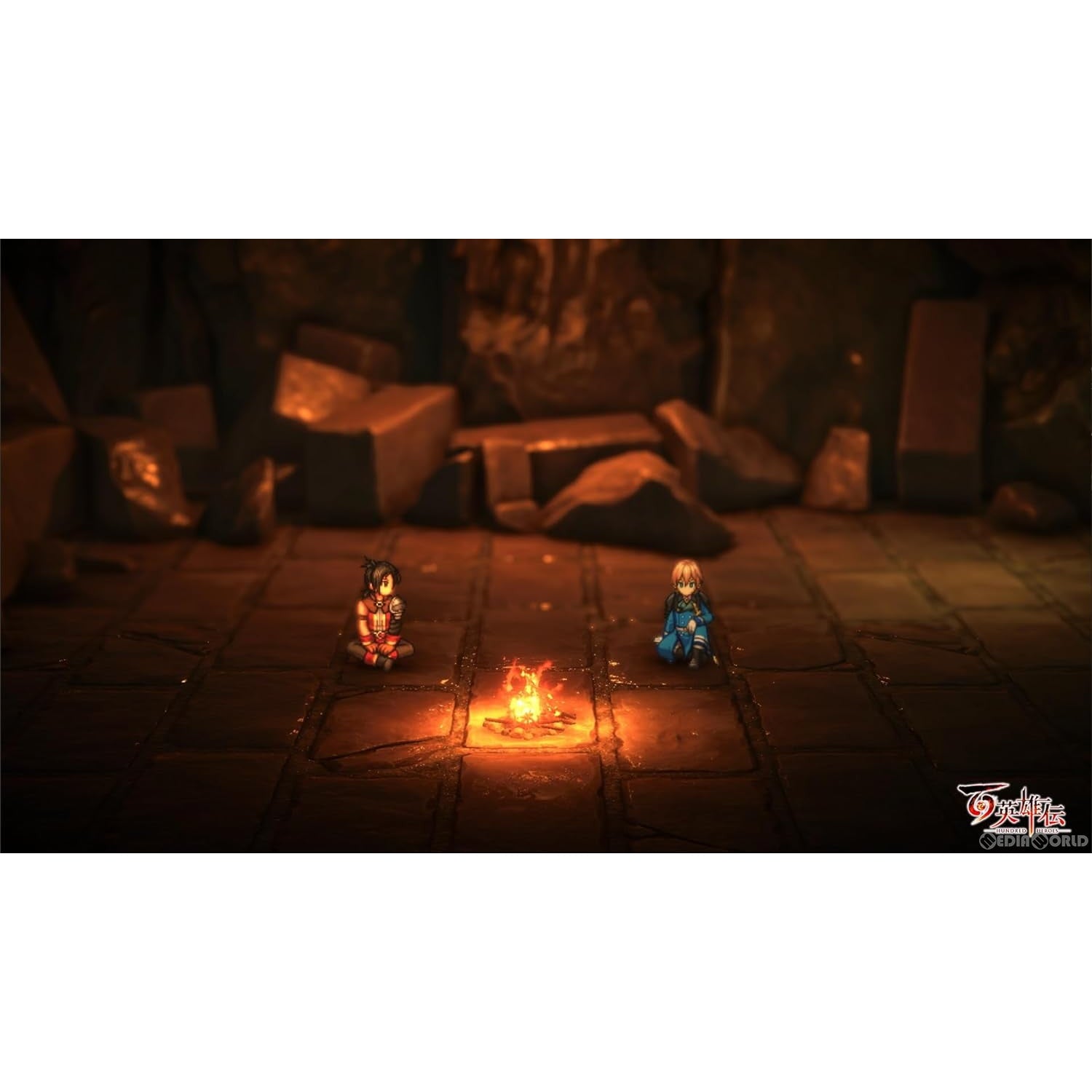 【新品即納】[PS4]予約特典付(キャラクターピンズ3個セット) 百英雄伝 ―HUNDRED HEROES― 505 Games (20240423)