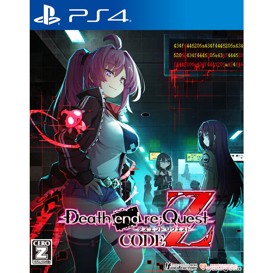 【新品即納】[PS4]初回特典付(推しを血まみれスタンプ) Death end re;Quest Code Z(デス エンド リクエスト コード ゼット) 通常版 コンパイルハート (20240919)
