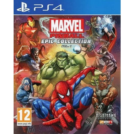 【中古即納】[PS4] MARVEL PINBALL EPIC COLLECTION(マーベルピンボール エピックコレクション) Vol.1 EU版 ZEN STUDIO(CUSA-06192)(20161125)