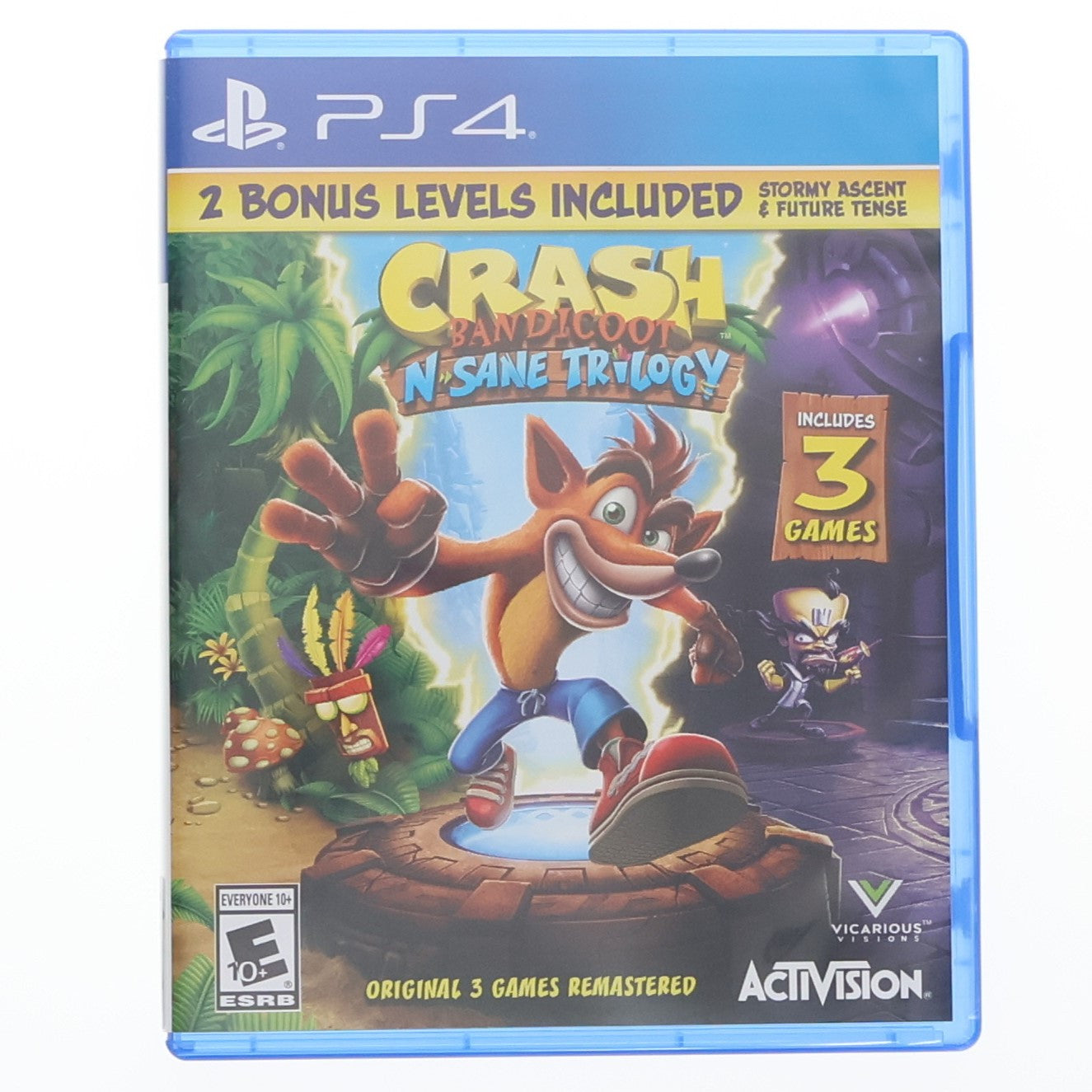 【中古即納】[PS4] Crash Bandicoot N Sane Trilogy(クラッシュ・バンディクー ブッとび3段もり!) 北米版 Activision(2103801)(20180802)