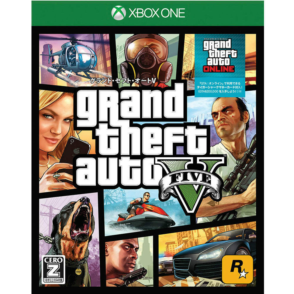 【中古即納】[お得品][表紙説明書なし][XboxOne] Grand Theft Auto V(グランド・セフト・オート5)(新価格版) テイクツー・インタラクティブ・ジャパン(TL9-00001)(20151008)