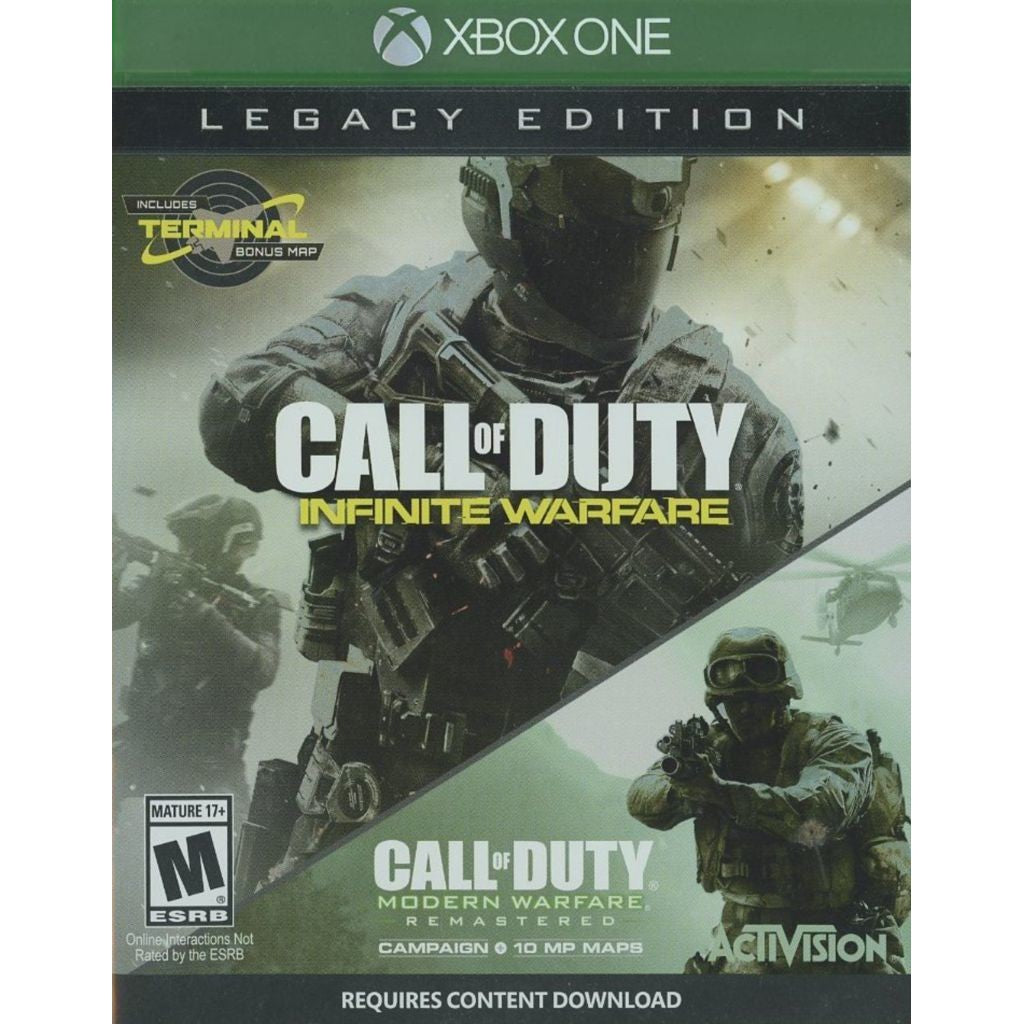 【中古即納】[XboxOne] CALL OF DUTY: INFINITE WARFARE(コール オブ デューティ インフィニット・ウォーフェア) LEGACY EDITION(レガシーエディション) EU版 Activision(20161104)