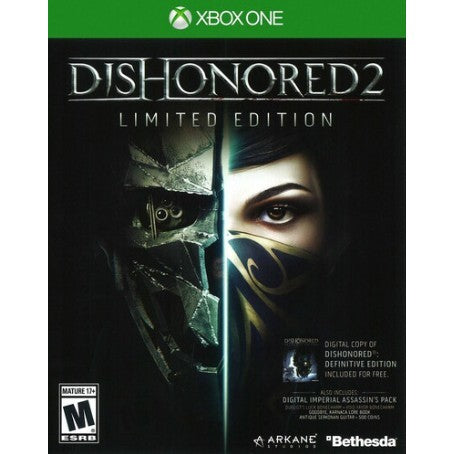 【中古即納】[XboxOne] Dishonored 2(ディスオナード2) Limited Edition 北米版 Bethesda Softworks(20161111)