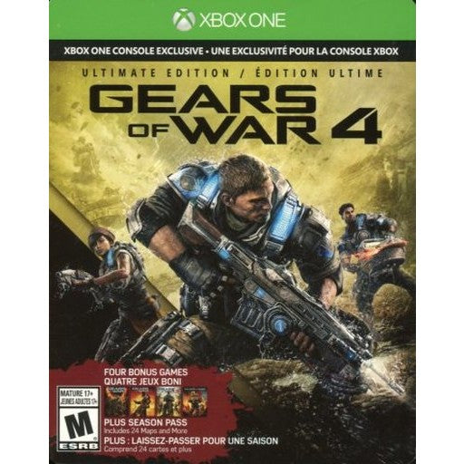 【中古即納】[XboxOne] Gears of War 4 ULTIMATE EDITION(ギアーズ・オブ・ウォー4 アルティメットエディション) 北米版 マイクロソフト(QR4-00002)(20161007)