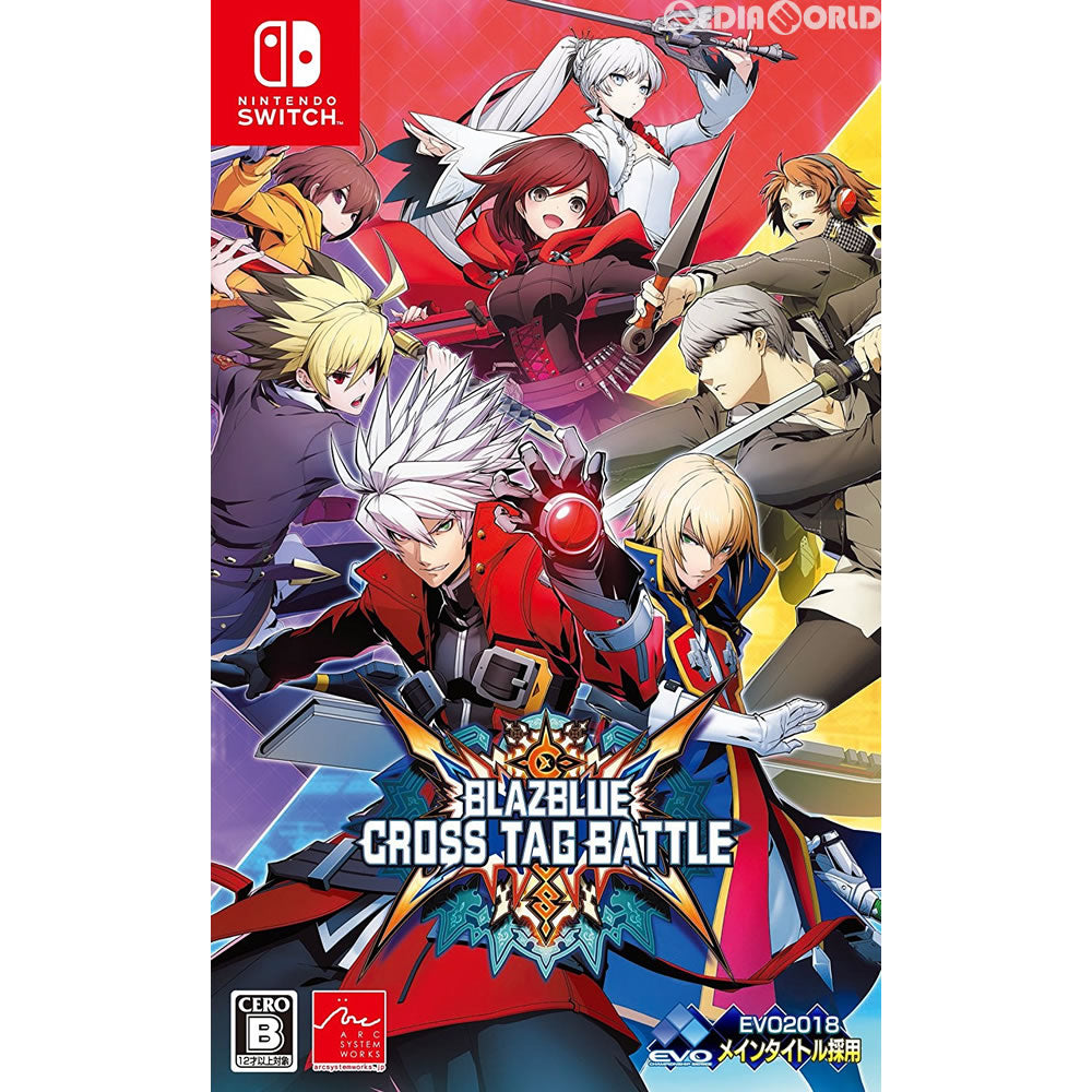 【中古即納】[お得品][表紙説明書なし][Switch] BLAZBLUE CROSS TAG BATTLE(ブレイブルー クロスタッグバトル) 通常版 アークシステムワークス(20180531)