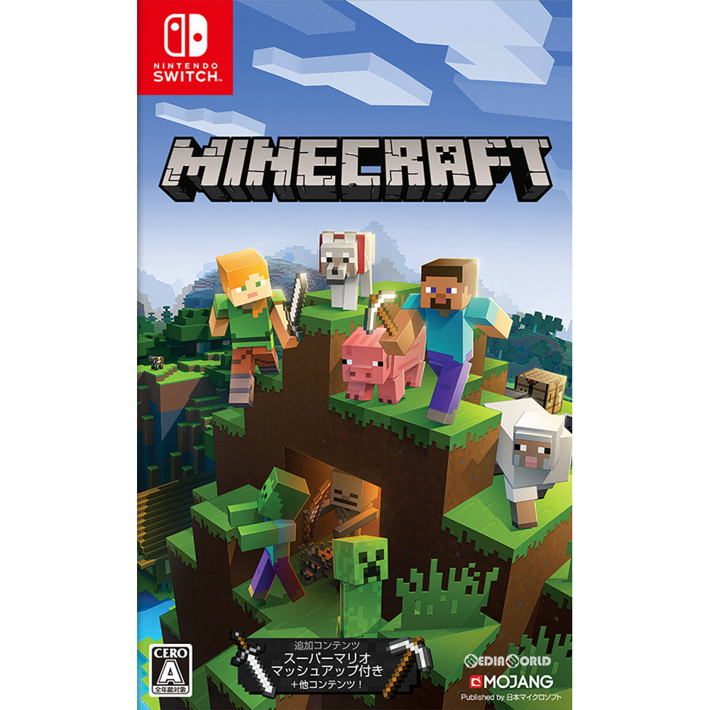 【新品】【お取り寄せ】[Switch] Minecraft(マインクラフト) 日本マイクロソフト(20180621)