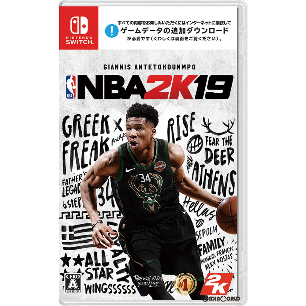 【中古即納】[お得品][表紙説明書なし][Switch] NBA 2K19 テイクツー・インタラクティブ・ジャパン(20180911)