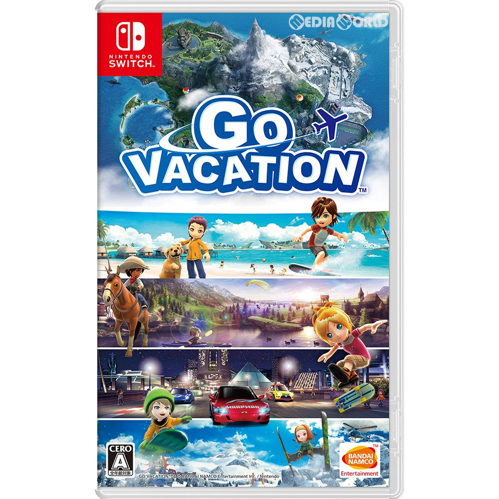 【中古即納】[お得品][表紙説明書なし][Switch]GO VACATION(ゴーバケーション) バンダイナムコエンターテインメント (20181227)