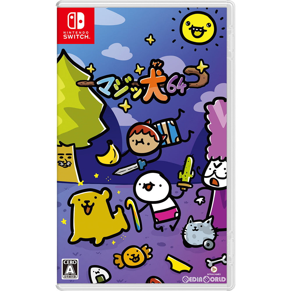 【中古即納】[お得品][表紙説明書なし][Switch] マジッ犬64(マジッケン64/Super Cane Magic Zero) イントラゲームズ(20190829)