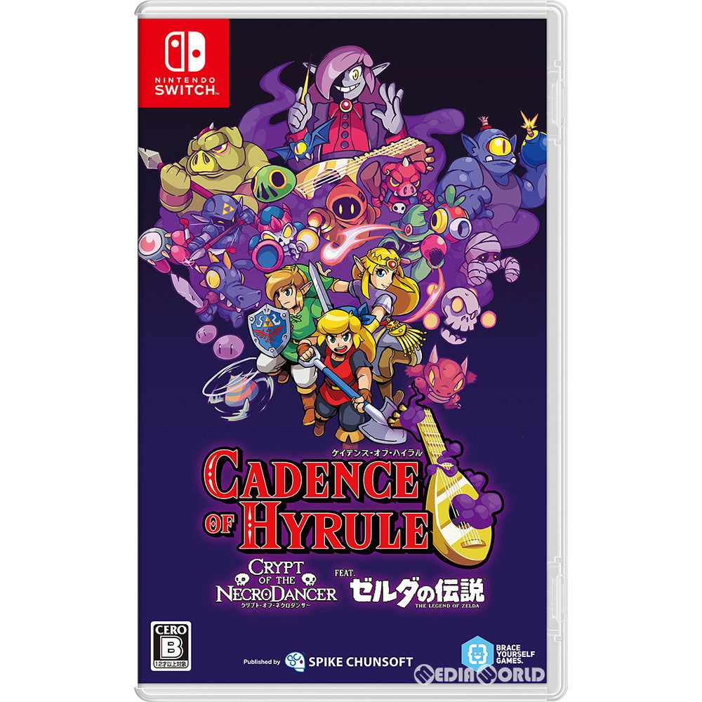 【中古即納】[お得品][表紙説明書なし][Switch] ケイデンス・オブ・ハイラル: クリプト・オブ・ネクロダンサー feat. ゼルダの伝説 スパイク・チュンソフト(20201023)