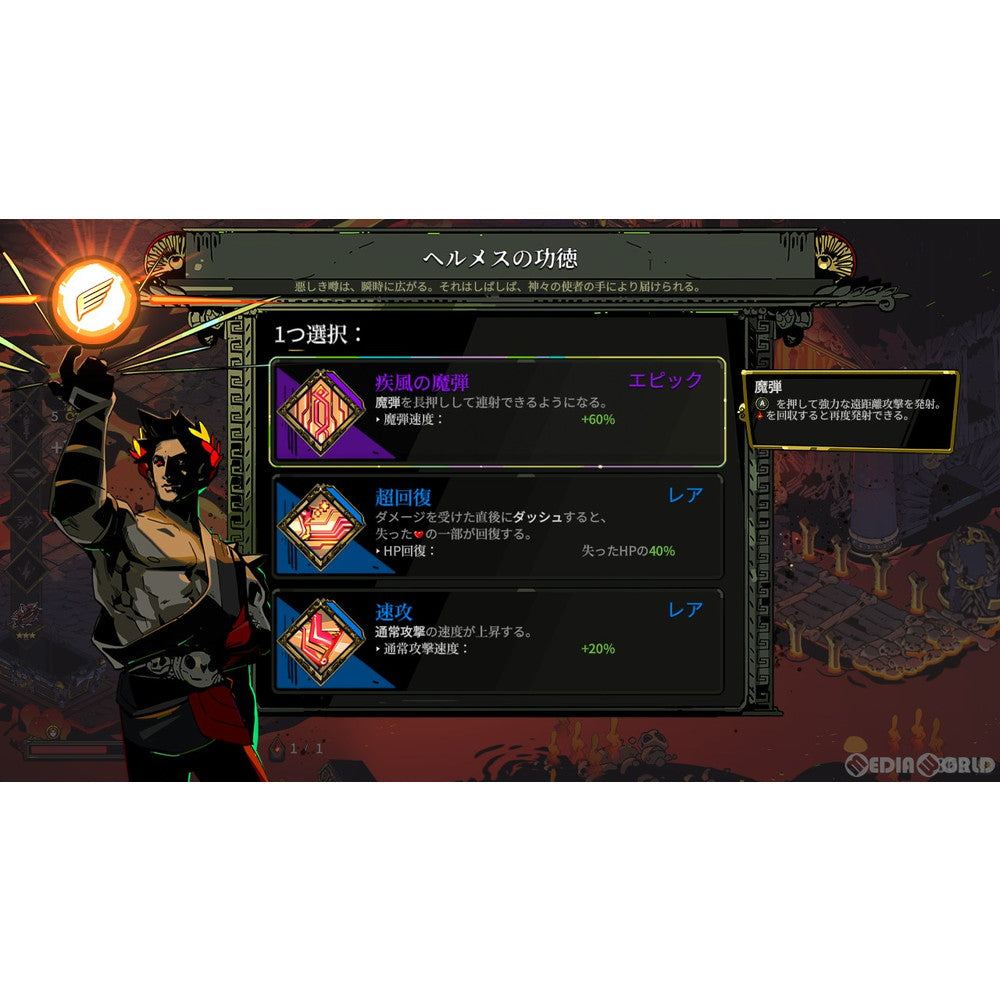 【中古即納】[表紙説明書なし][Switch] HADES(ハデス) Supergiant Games LLC(20210930)