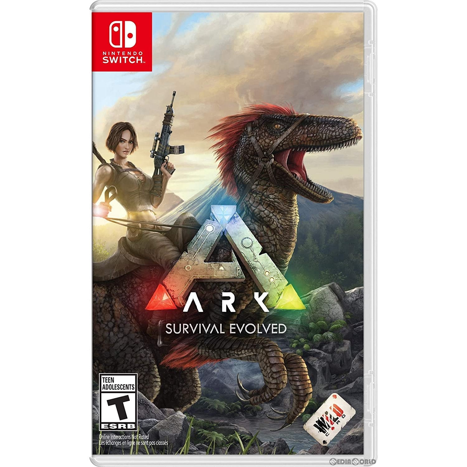 【中古即納】[お得品][表紙説明書なし][Switch] ARK:Survival Evolved(アーク サバイバル エボルブド) 北米版 Studio Wildcard(HAC-P-AQDWA)(20181130)