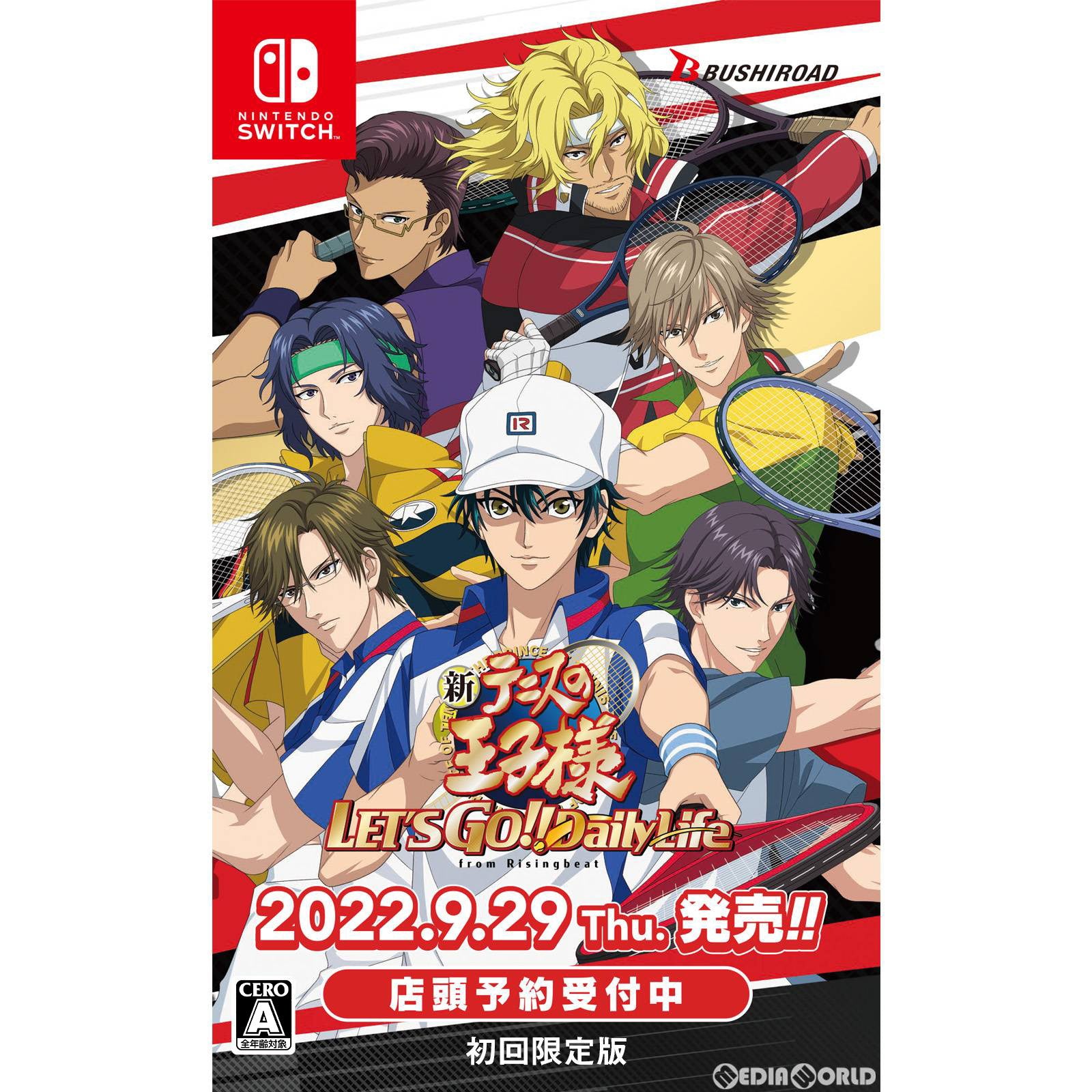 【中古即納】[お得品][表紙説明書なし][Switch]新テニスの王子様 LET'S GO!! ～Daily Life～ from RisingBeat(レッツゴー デイリーライフ フロムライジングビート) 初回限定版 ブシロード (20220929)