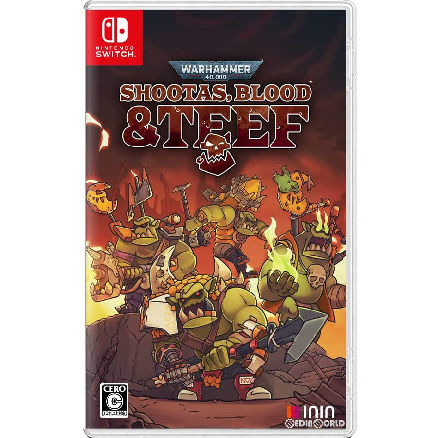 【新品即納】[Switch]Warhammer 40000:Shootas Blood & Teef(ウォーハンマー フォーティーケー シュータスブラッドティーフ) 通常版 ININ Games (20230427)