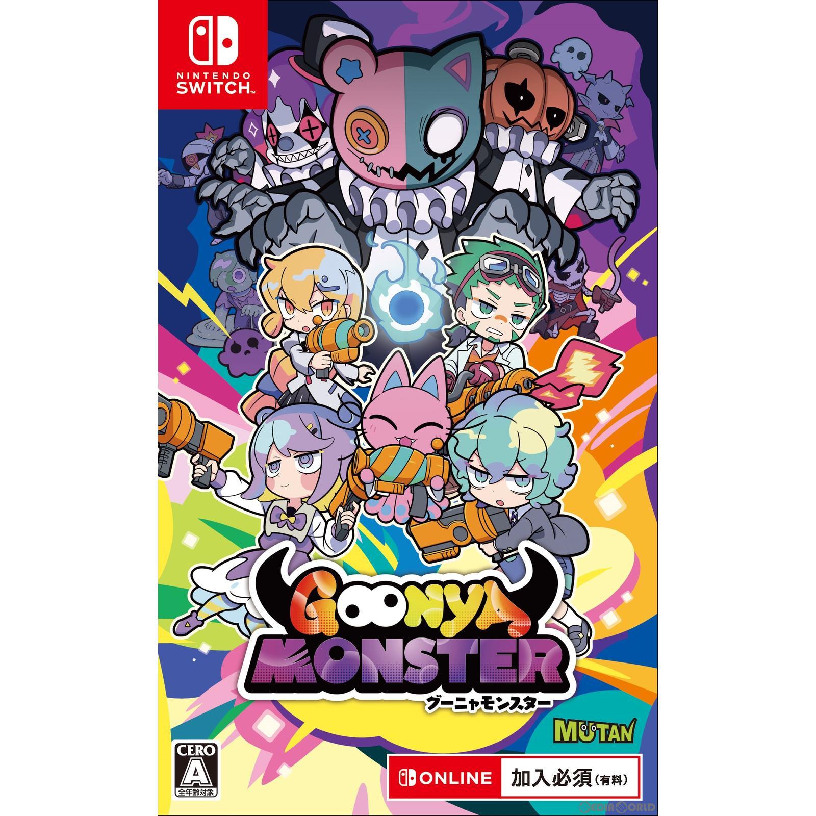 【新品即納】[Switch]GOONYA MONSTER(グーニャモンスター) 通常版(オンライン専用) MUTAN (20230713)