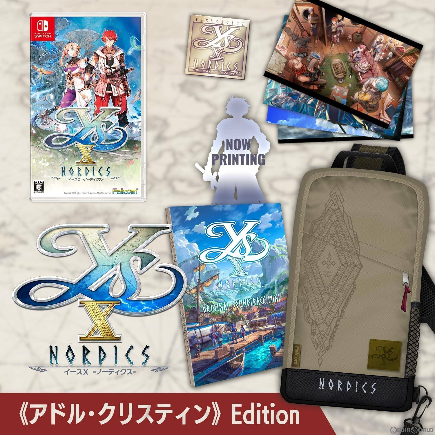 【新品即納】[Switch]イースX -NORDICS-(Ys10 ノーディクス) 【アドル・クリスティン】Edition(限定版) 日本ファルコム (20230928)