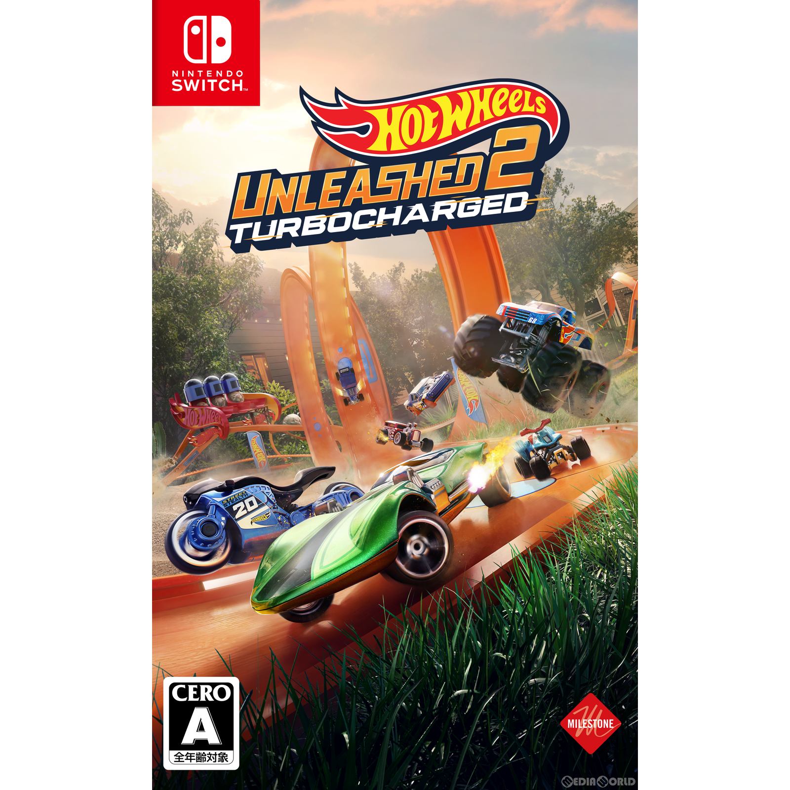 【新品即納】[Switch]HOT WHEELS UNLEASHED 2 - Turbocharged(ホットウィール アンリーシュド2 ターボチャージ) PLAION (20231019)