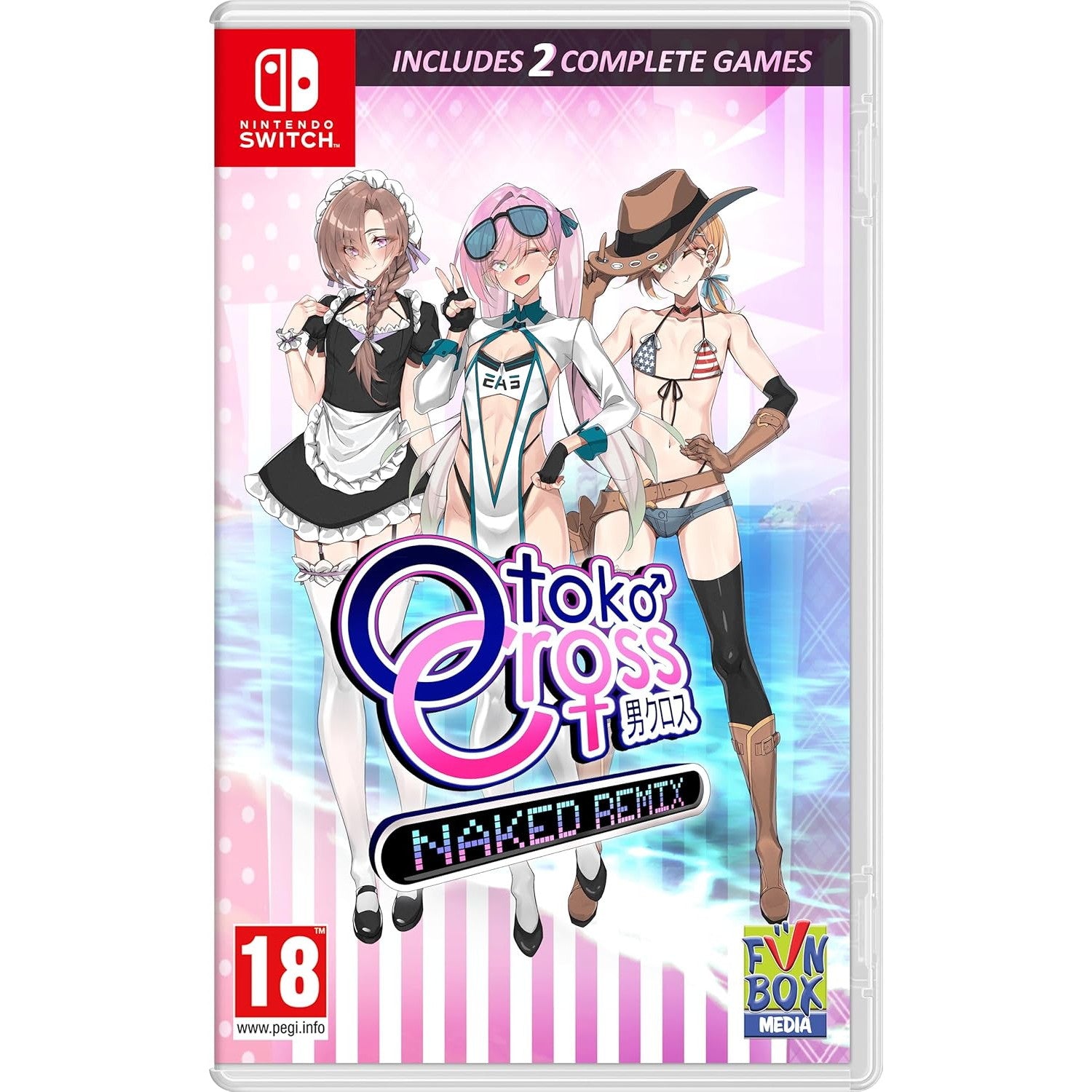 【中古即納】[Switch]Otoko Cross Naked Remix(男クロス ネイキッド リミックス) EU版(LA-H-BCJVA-EUR) Funbox Media (20230630)