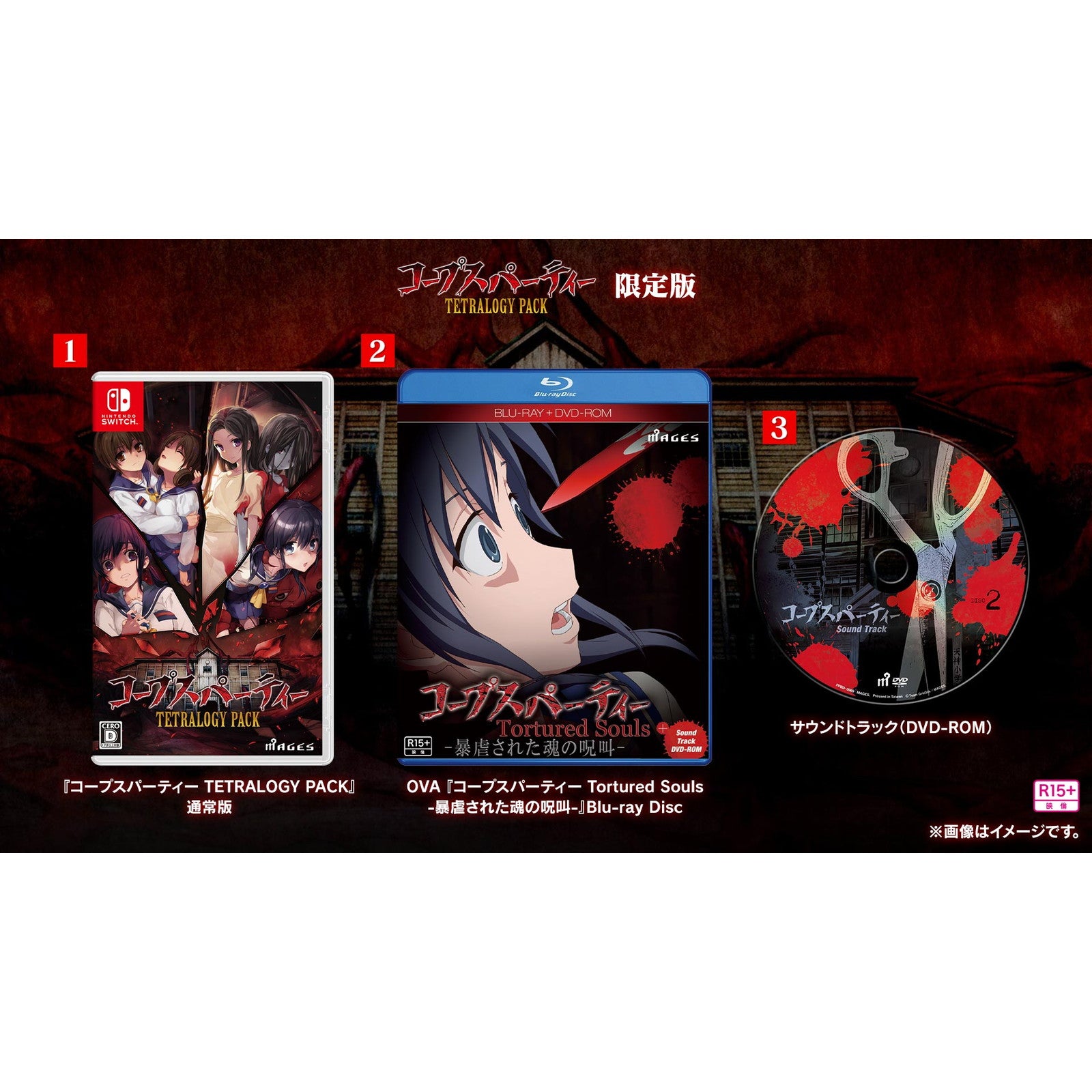 【中古即納】[Switch] コープスパーティー TETRALOGY PACK(テトラロジーパック) 限定版 MAGES.(20250807)