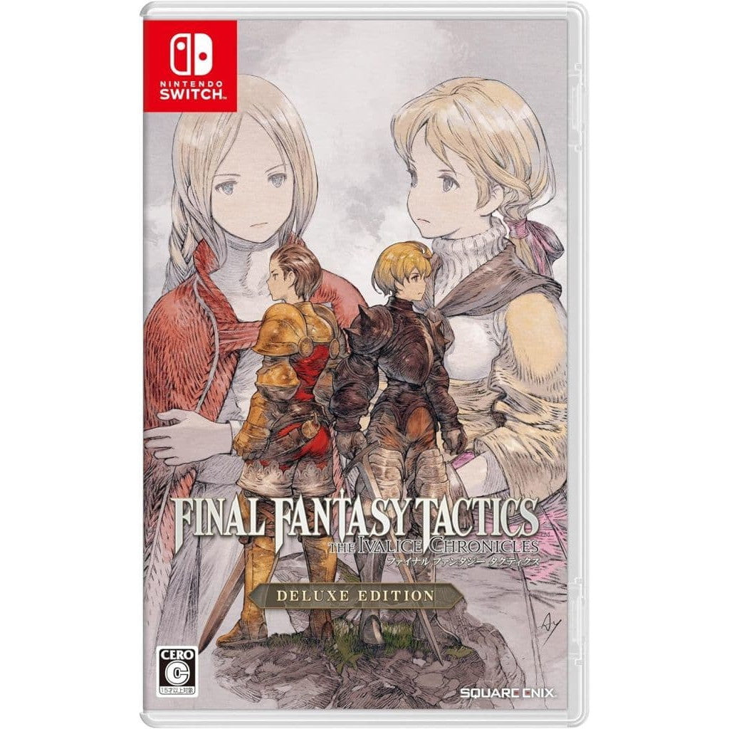 【新品即納】[Switch] 早期購入特典付(インゲームアイテムチラシ) ファイナルファンタジータクティクス(FINAL FANTASY TACTICS) - イヴァリース クロニクルズ デラックスエディション スクウェア・エニックス(20250930)