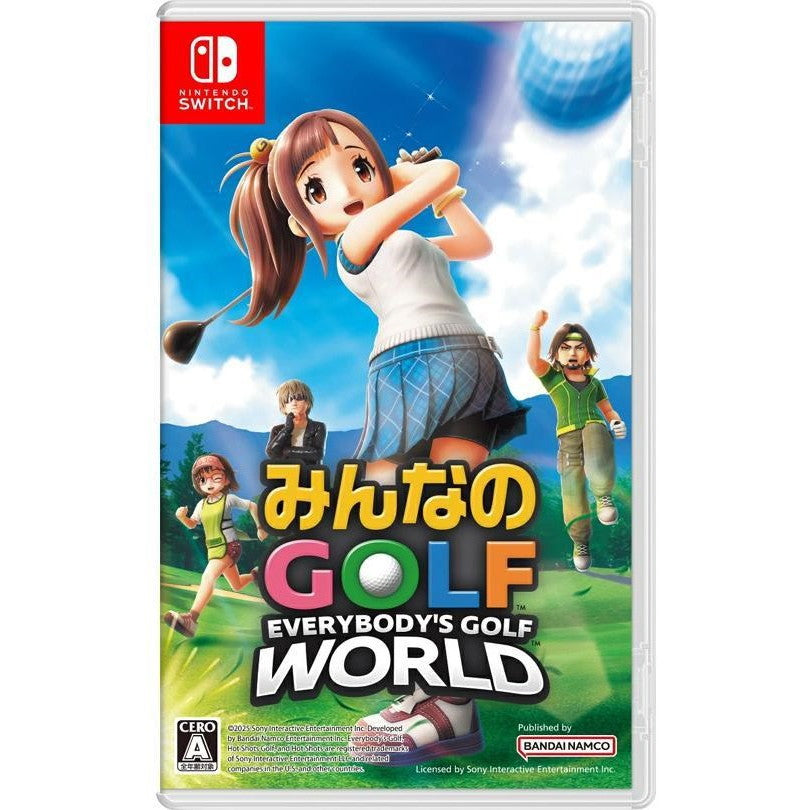 【予約前日出荷】[Switch] PKG版限定予約特典＆早期購入特典付(めじるしチャーム(スズキ)＆パックマン早期解放権) みんなのGOLF WORLD(ゴルフ ワールド) バンダイナムコエンターテインメント(20250904)
