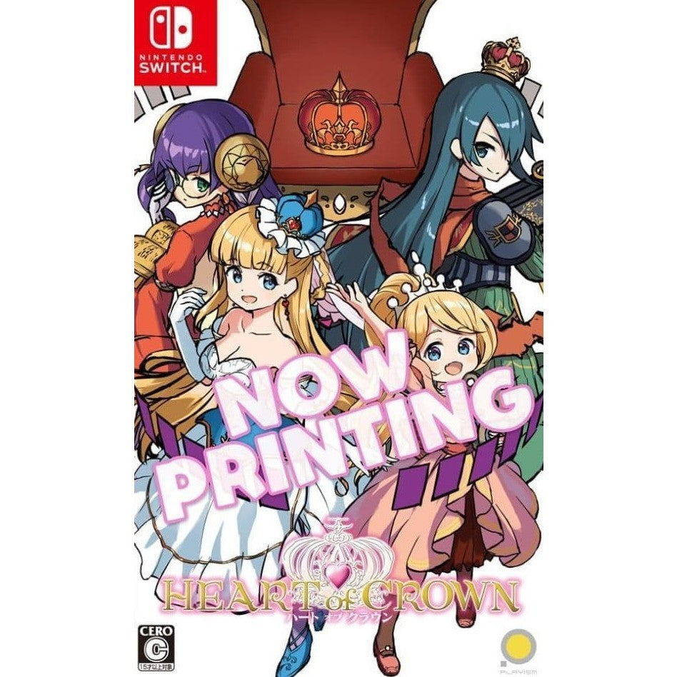 【新品即納】[Switch] 初回特典付(プリンセスのホログラムカード8種セット) HEART of CROWN -ハートオブクラウン- PLAYISM(20251218)