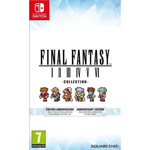 【中古即納】[Switch] FINAL FANTASY I-VI COLLECTION Anniversary Edition(ファイナルファンタジー1-6/FF1-6 コレクション アニバーサリーエディション) EU版 スクウェア・エニックス(LA-H-BAQ7A-EUR)(20241008)