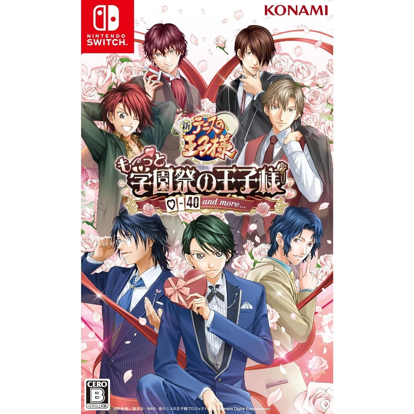 【予約前日出荷】[Switch] 初回特典付(DLC ミニドラマ用ボイスセット/エフェクト1種) テニスの王子様 も～っと 学園祭の王子様 -40 and more... 通常版 コナミデジタルエンタテインメント(20260730)