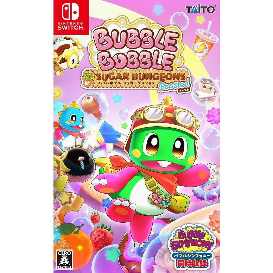 【中古即納】[Switch] バブルボブル シュガーダンジョン ブースト(BUBBLE BOBBLE SUGAR DUNGEONS) タイトー(20260820)