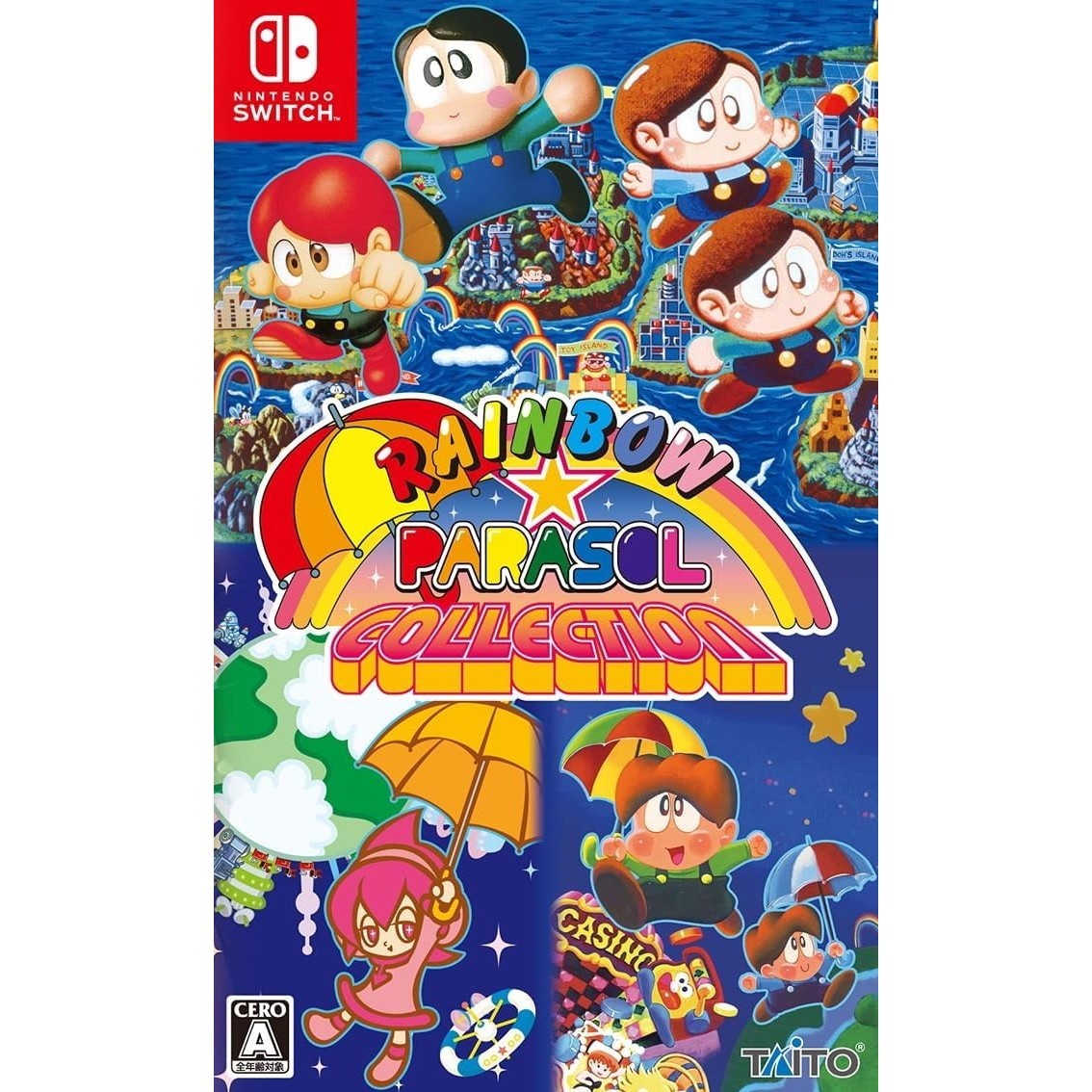 【予約前日出荷】[Switch] RAINBOW PARASOL COLLECTION(レインボー★パラソルコレクション) タイトー(20261008)
