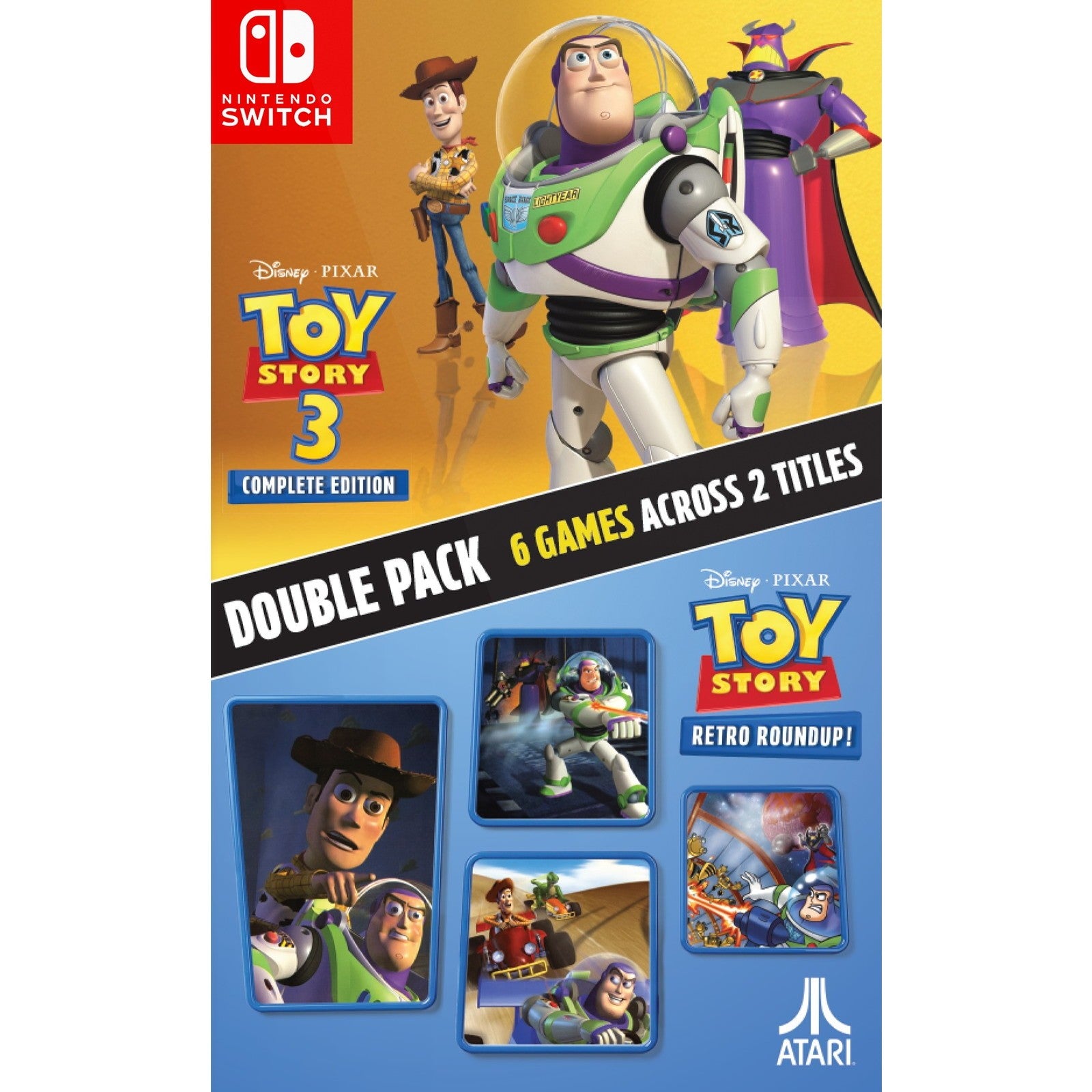 【予約前日出荷】[Switch] Toy Story: Retro Roundup!+Toy Story 3 Complete Edition Double Pack(トイストーリー レトロラウンドアップ!+トイストーリー3 コンプリートエディション ダブルパック) U&Iエンターテイメントジャパン(20261015)