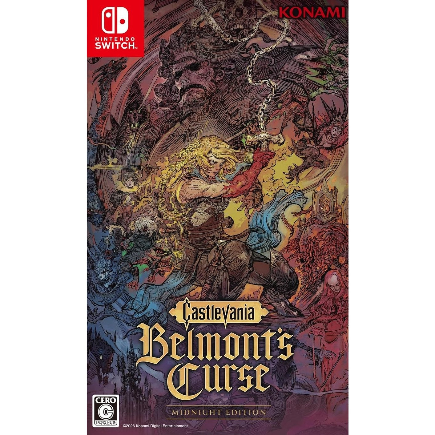【予約前日出荷】[Switch] Castlevania: Belmont's Curse Midnight Edition(キャッスルヴァニア ベルモンドカース ミッドナイトエディション) コナミデジタルエンタテインメント(20261015)