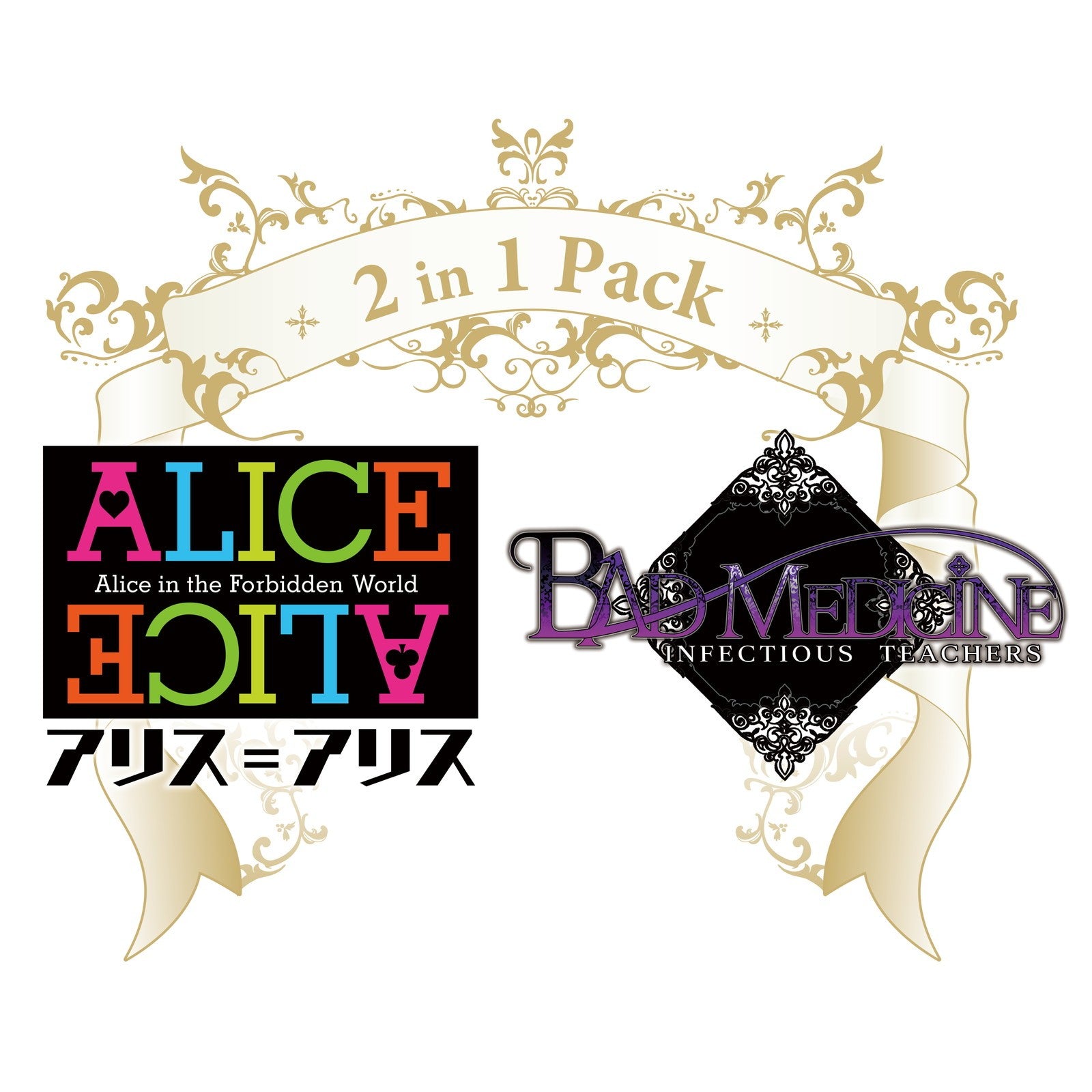 【予約前日出荷】[Switch] ALICE=ALICE & BAD MEDICINE 2 in 1 Pack for Nintendo Switch(アリスアリス アンド バッドメディスン 2in1パック フォーニンテンドースイッチ) 限定版 Rejet(20261126)